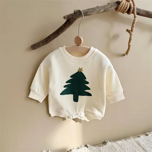 Christmas Long Sleeve Romper