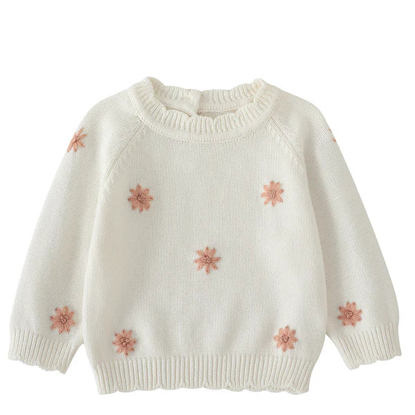 Flower Knitted Sweater