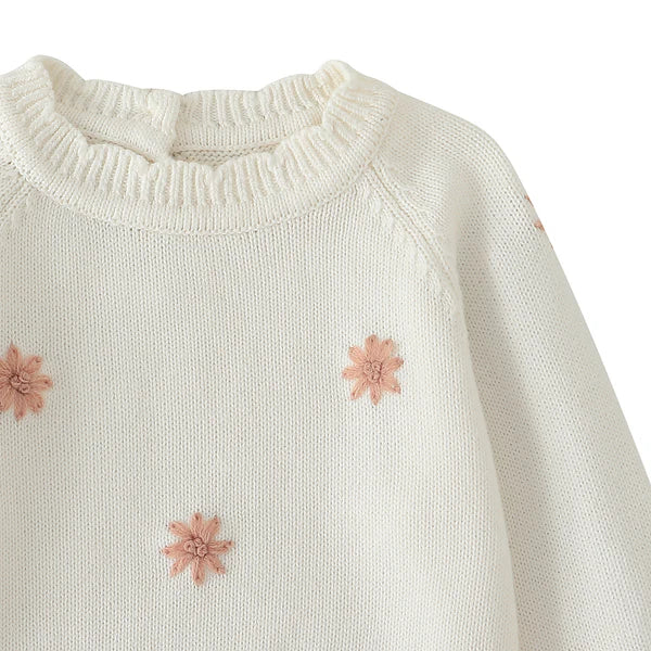 Flower Knitted Sweater