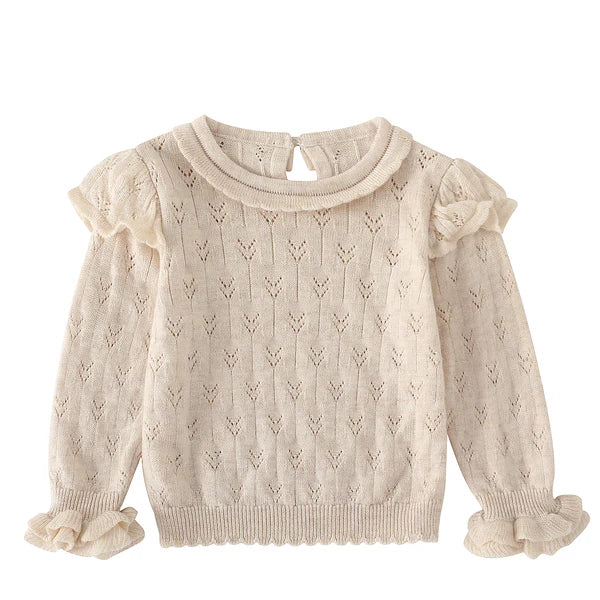 Beige Knitted Sweater