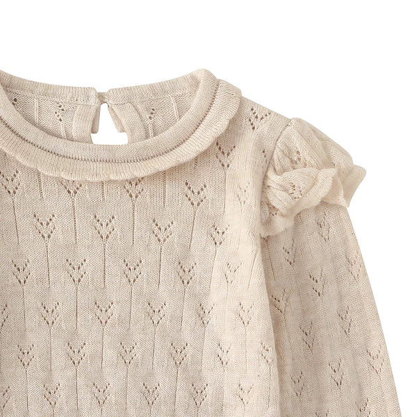Beige Knitted Sweater