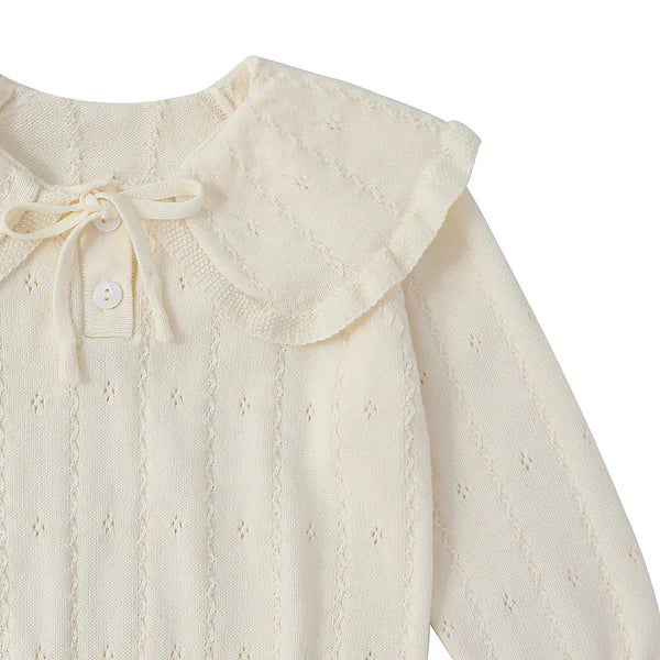 White Knitted Sweater