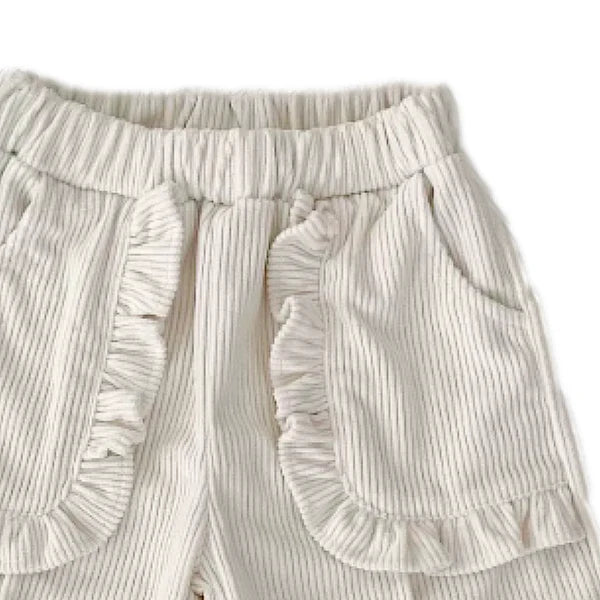 Ivory Corduroy Trousers