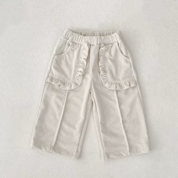 Ivory Corduroy Trousers