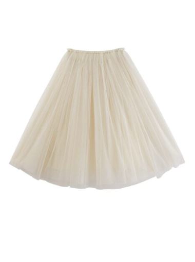 Tulle maxi skirt