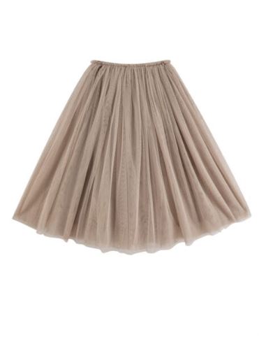 Tulle maxi skirt